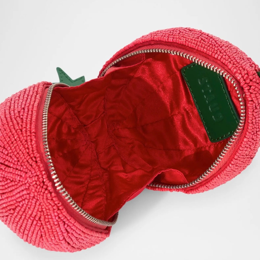 STAUD Campari Tomato Beaded Crossbody Bag - Picture 7 of 14